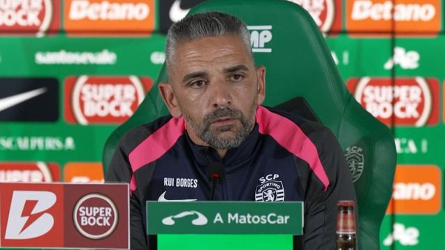 Rui Borges explica decisão de afastar St. Juste da equipa A do Sporting
