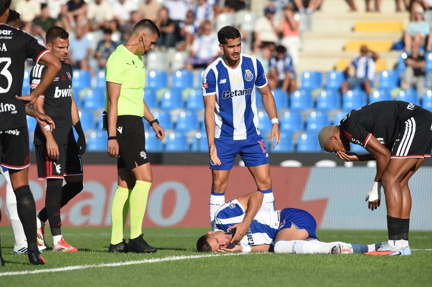 André Silva marcou frente ao Casa Pia - Foto: Sérgio Miguel Santos