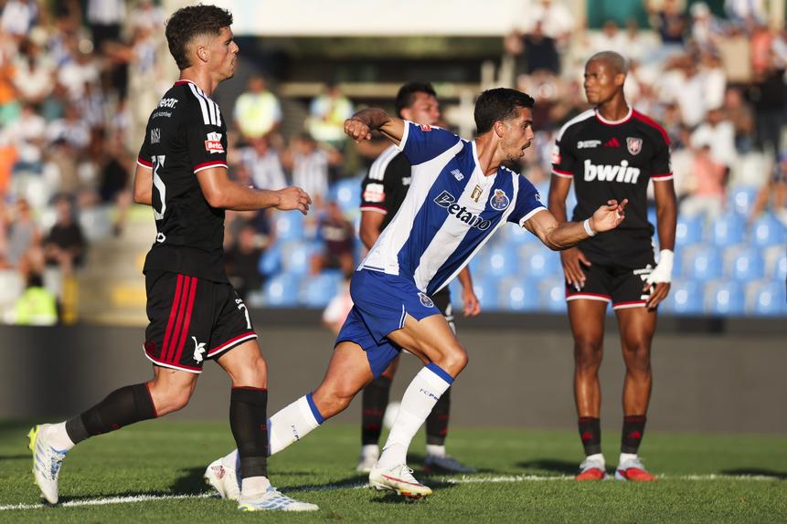 André Silva apontou o 1-1 em Rio Maior - Foto: Sérgio Miguel Santos