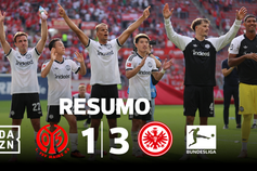 Eintracht 'despacha' Mainz fora de casa e guarda-redes faz história (resumo)