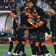 Viriatos celebraram de forma bastante efusiva os primeiros golos, os primeiros pontos e (melhor!) a primeira vitória em casa, neste regresso à Liga - Foto: Académica de Viseu
