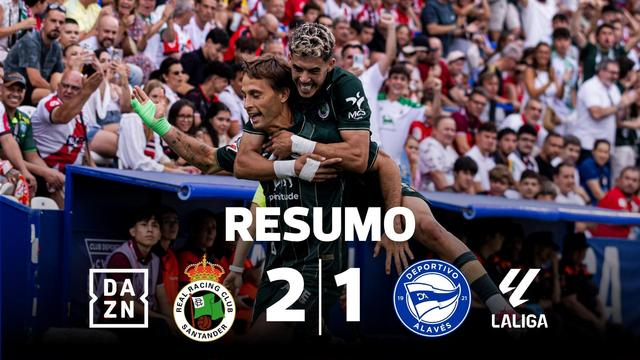 Ex-Famalicão a bisar e português expulso na reviravolta do Racing (resumo)