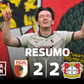 Leverkusen resgata ponto perto do fim, mas desilude em Augsburgo (resumo)
