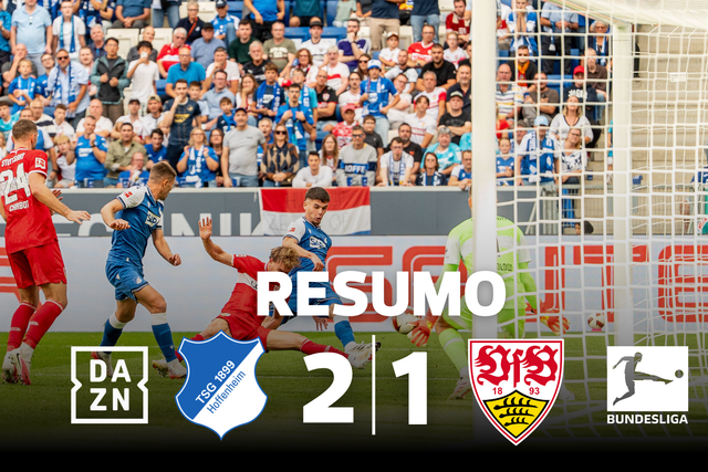 Hoffenheim vence e iguala Estugarda sem Tiago Tomás (resumo)