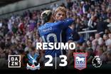Ipswich surpreende Crystal Palace e vence ao cair do pano (resumo)