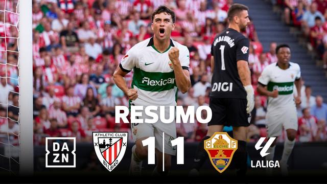 Autogolo salva Athletic perto do fim em casa (resumo)