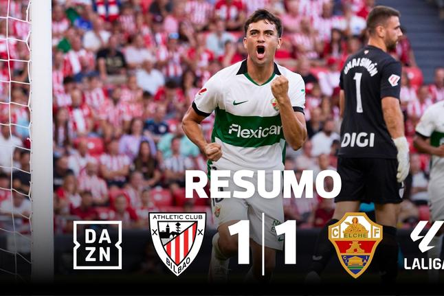 Autogolo salva Athletic perto do fim em casa (resumo)