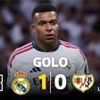 Mbappé marcou de penálti o primeiro golo do Real Madrid