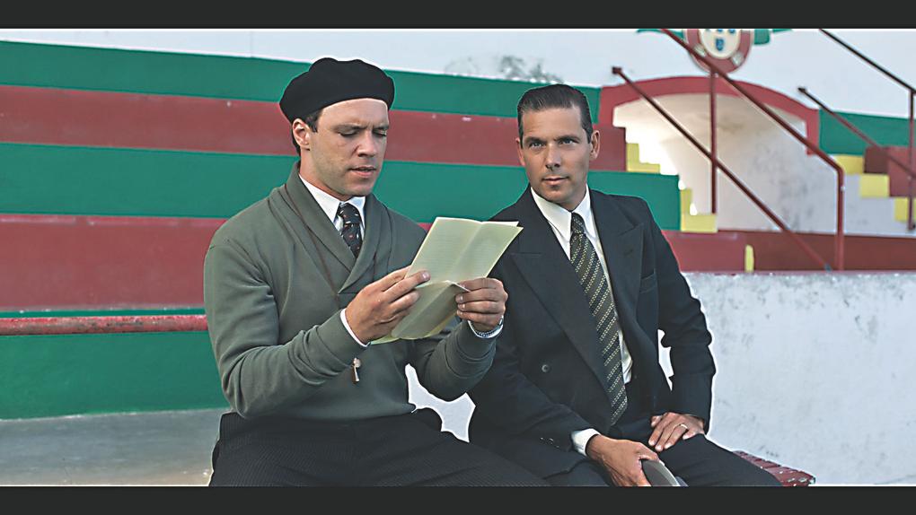 Tomás Alves e Jorge Corrula 'são' Cândido de Oliveira e Ribeiro dos Reis. Foto Ukbar Filmes