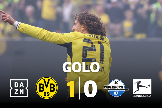 Cinco minutos bastaram para Fábio Silva colocar o Dortmund na frente