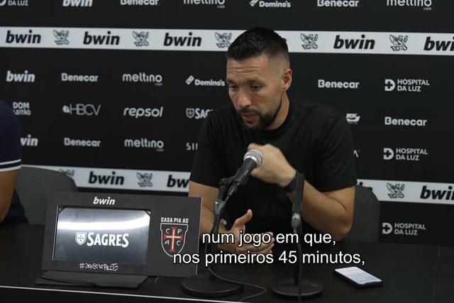 Farioli: «Diria que há um episódio muito estranho no meio de tudo»