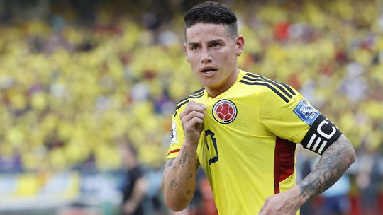 Colômbia e Uruguai empatam com golos de James, Uribe e Darwin