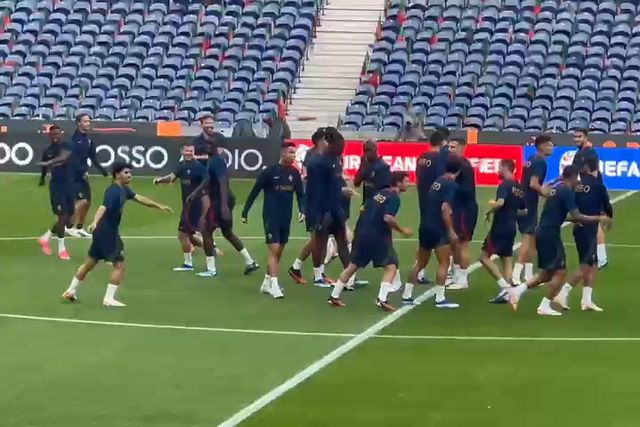 Seleção Nacional: um exercício diferente e com boa disposição