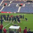 Treino da Seleção Nacional no Estádio do Dragão começou com palestra