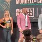 O padrinho McGregor não faltou à pesagem em Marbella