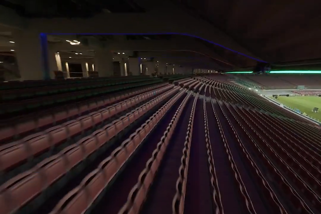 Barcelona mostra Camp Nou quase pronto, mas ainda à espera de licença