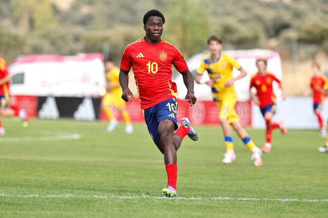 Ebrima Tunkara ao serviço da seleção espanhola - Foto: Imago