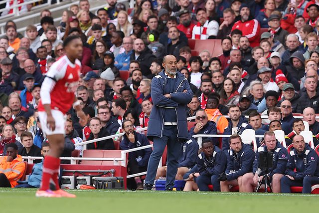 Nuno Espírito Santo, treinador do West Ham, em Londres a defrontar o Arsenal