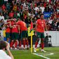 Jogadores de Portugal a celebrarem o golo de Rúben Neves, no jogo frente à Irlanda, no passado dia 11 de outubro