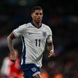 Marcus Rashford entrou ao intervalo no Inglaterra-País de Gales (3-0)