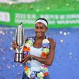 Coco Gauff conquistou o segundo torneio da temporada em Wuhan, na China. IMAGO