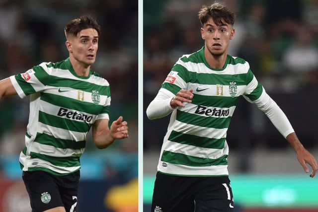 Fresneda, de 21 anos, e Vagiannidis, de 24, têm dividido titularidade no lado direito da defesa - Fotos: Miguel Nunes