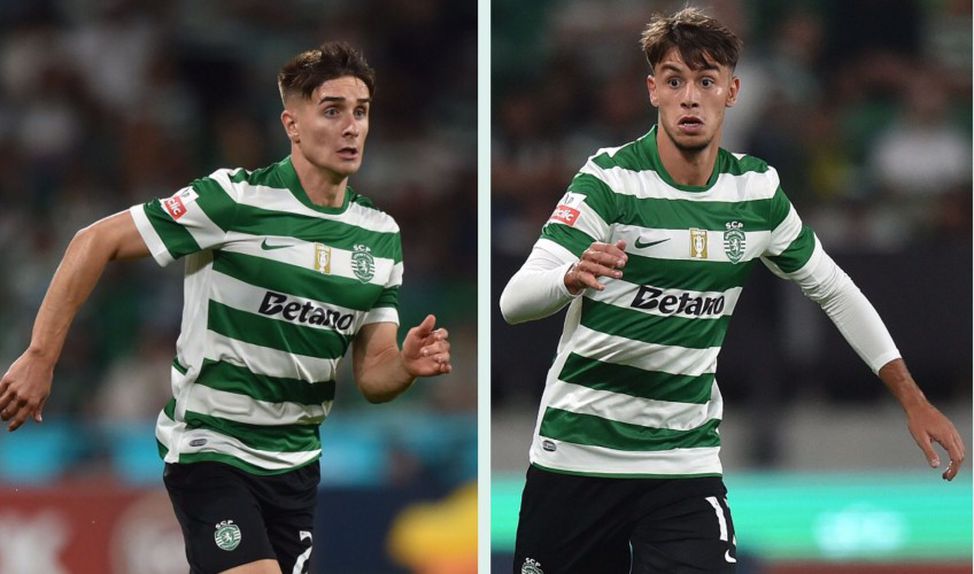 Fresneda, de 21 anos, e Vagiannidis, de 24, têm dividido titularidade no lado direito da defesa - Fotos: Miguel Nunes