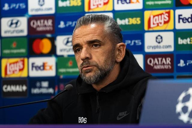 Rui Borges na antevisão ao jogo com o Lens - Foto: Sporting CP