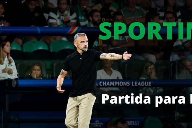 Siga a partida do Sporting para França
