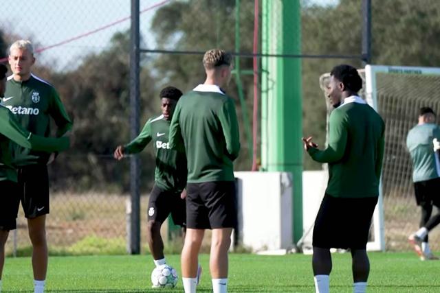 Sporting sem Debast e Zalazar antes da viagem para França
