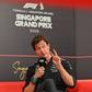 Toto Wolff, diretor da Mercedes, atento à subida de rendimento da Red Bull