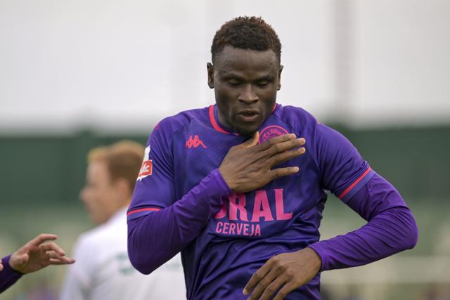 Njoya Abdel marcou dois golos no jogo com o Rio Ave. - Foto: Fernando Veludo/LUSA