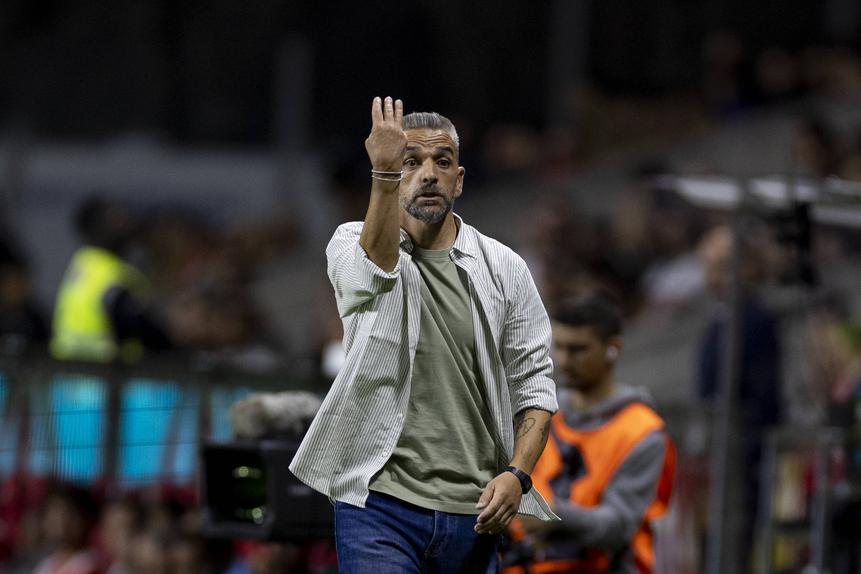Rui Borges, treinador do Sporting