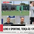 Sporting em Lens: «Há jogos onde é necessário arriscar»