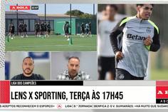 Sporting em Lens: «Há jogos onde é necessário arriscar»