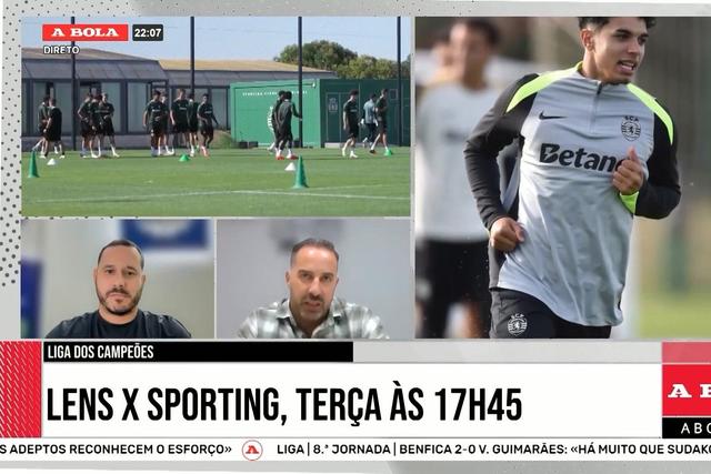 Sporting em Lens: «Há jogos onde é necessário arriscar»