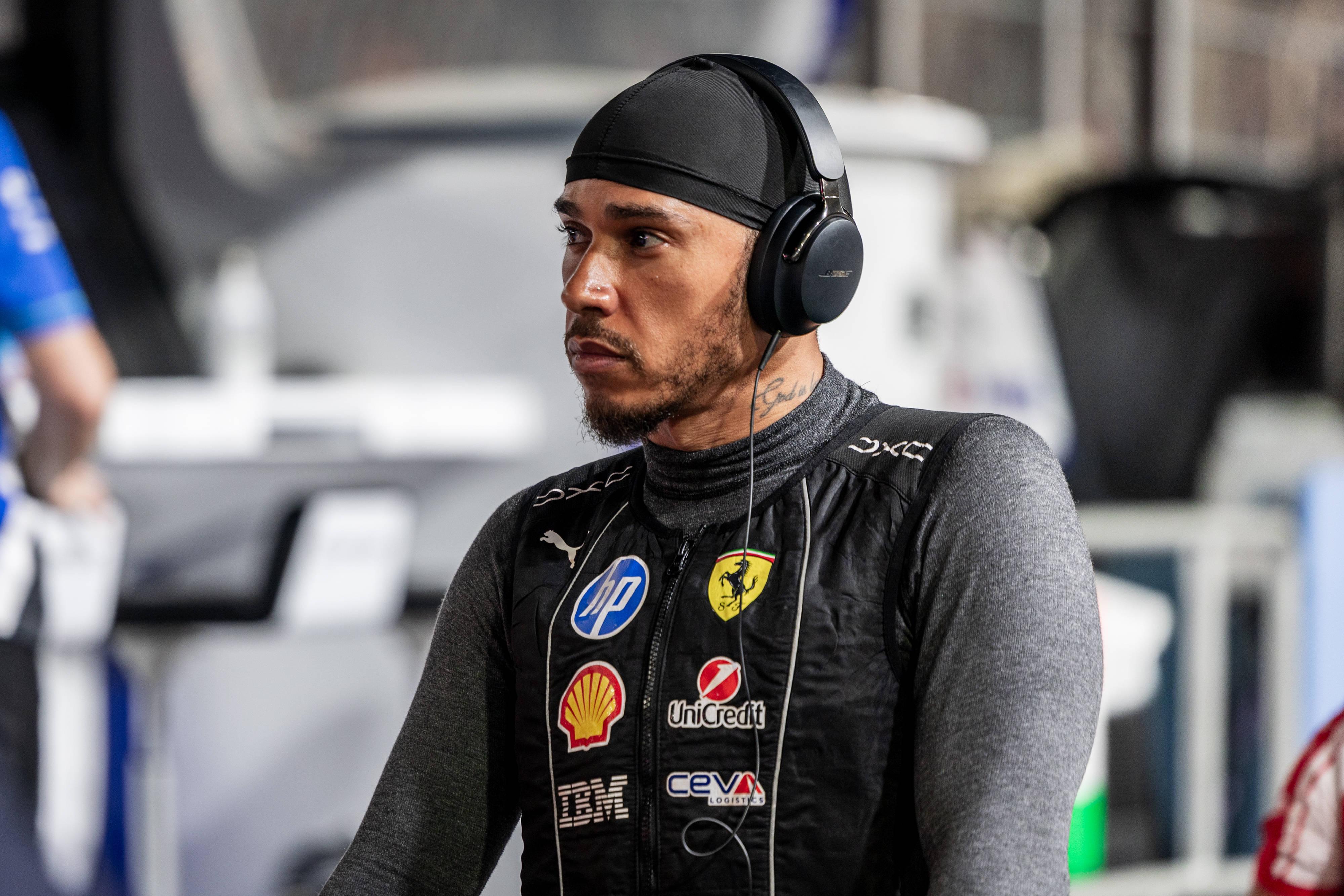 Lewis Hamilton, piloto da Ferrari