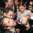 Verstappen e Félix da Costa animados no casamento do português - Foto:  Félix da Costa/Instagram