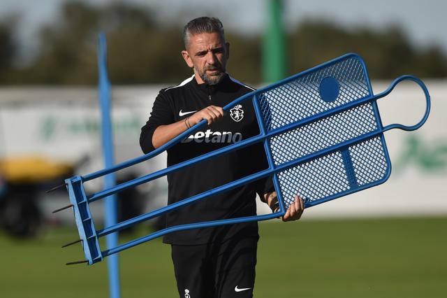 Rui Borges, treinador de 45 anos do Sporting - Foto: MIGUEL NUNES