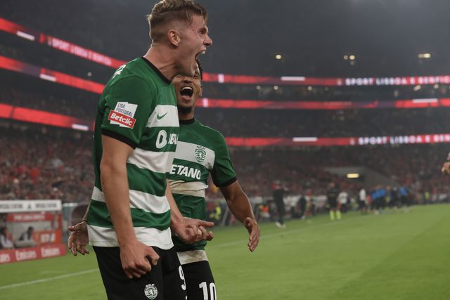 Que tiro! Gyokeres dá vantagem ao Sporting na Luz (vídeo)