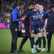 VÍDEOS: Rapinoe lesiona-se no último jogo da carreira e não segura as lágrimas