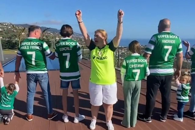 Vídeo: Em dia de dérbi, Dolores Aveiro deixa o seu apoio ao Sporting