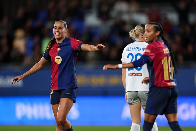 VÍDEO: Kika Nazareth estreia-se a marcar pelo Barcelona na Champions