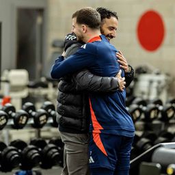 Fotogaleria: Ruben Amorim apresentou-se a jogadores do Manchester United