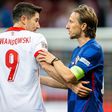 Robert Lewandowski e Luka Modric