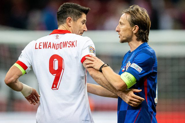 Robert Lewandowski e Luka Modric