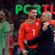 Siga em direto a conferência de Roberto Martínez e Cristiano Ronaldo