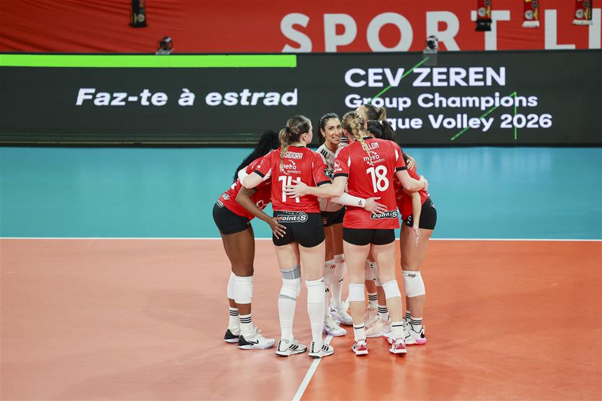 Benfica está e volta à Liga dos Campeões 50 anos depois. FOTO CEV