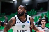 Malik Morgan, jogador do Sporting, que fez o triplo decisivo - Foto: SportingCP