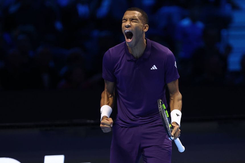 Felix Auger-Aliassime derrotou Ben Shelton nos ATP Finals em Turim por 2-1
